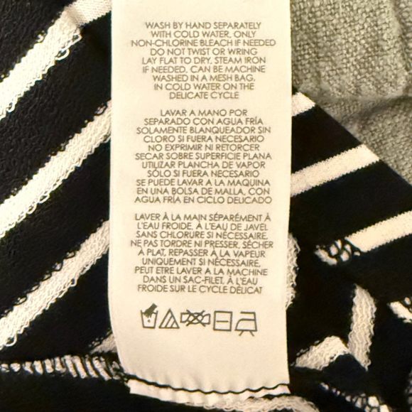 CAbi ATC Wink Dress #5946 Black and White Size L NWOT - Picture 11 of 13